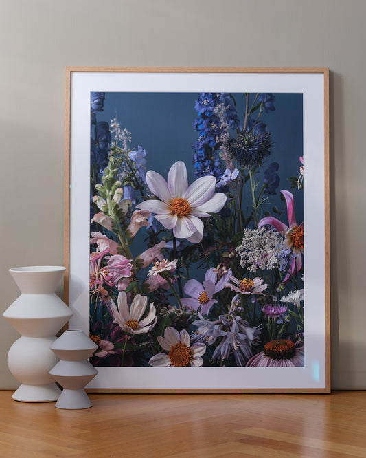 A Dahlia outshines everything - vibrant summer flowers in bold colors, flower fine art photography by Katrin Engler