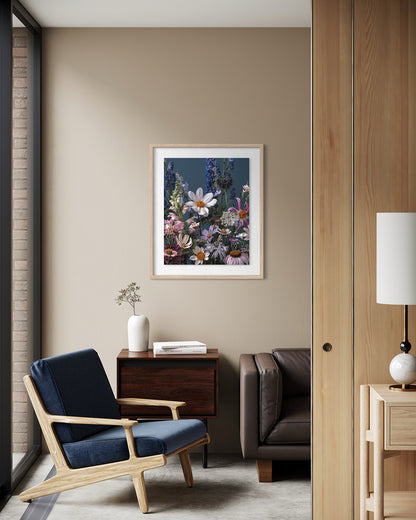 Floral print by Katrin Engler - interior design example