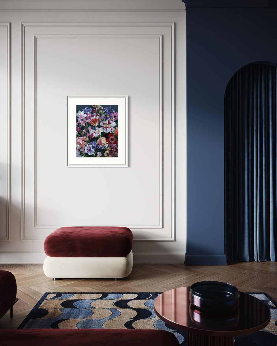Floral print by Katrin Engler - interior design example