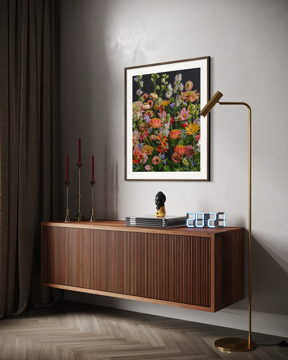 Floral print by Katrin Engler - interior design example